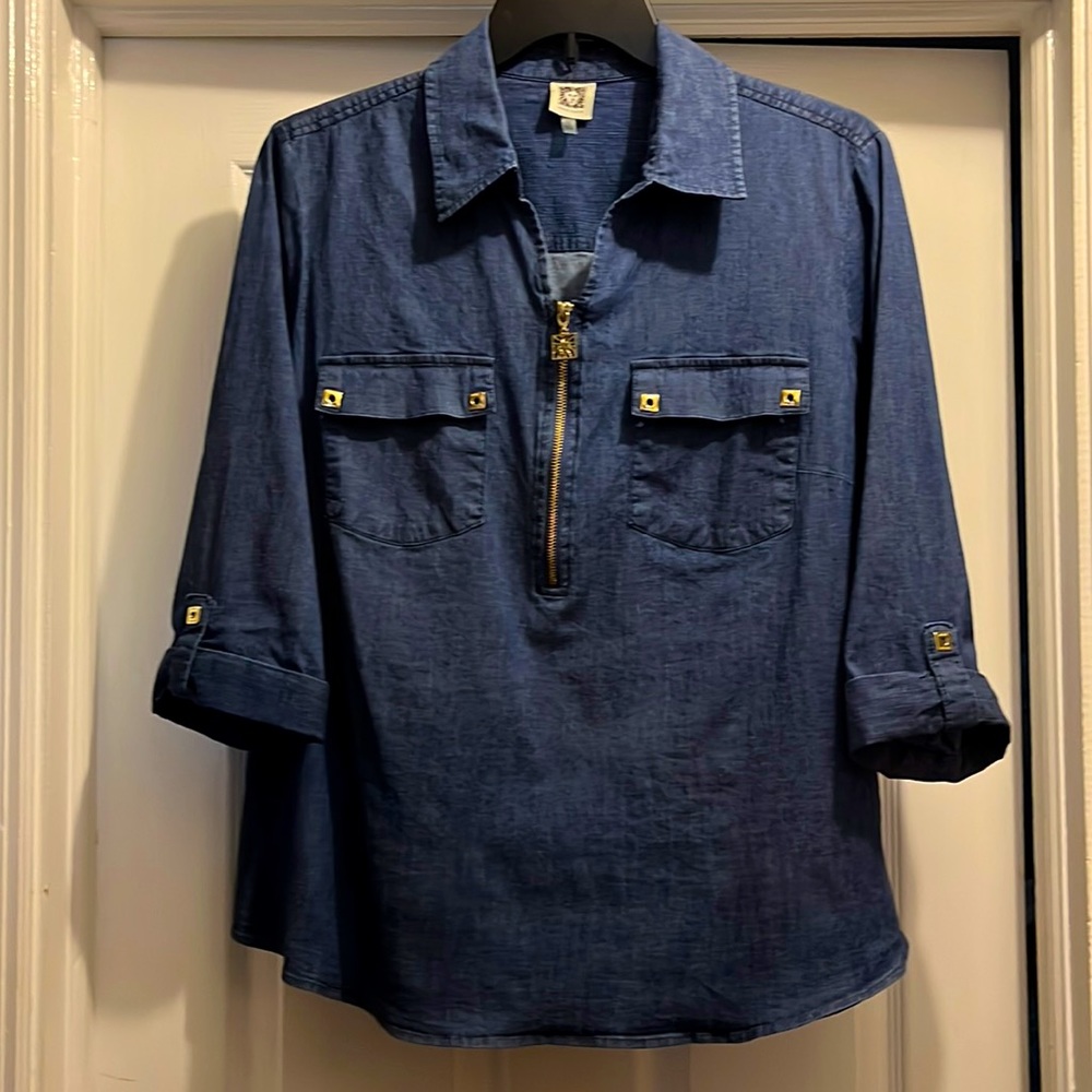 Anne Klein Denim shirt
